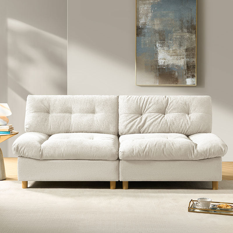Loveseat with USB-C Ports, Storage & Tufted Design