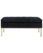Egmund Upholstered Flip Top Storage Bench