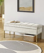 Egmund Upholstered Flip Top Storage Bench