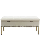 Egmund Upholstered Flip Top Storage Bench
