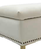 Egmund Upholstered Flip Top Storage Bench