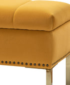 Egmund Upholstered Flip Top Storage Bench