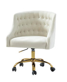 Penelope Velvet Tufted Office Chair - Hulala Home