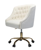 Penelope Velvet Tufted Office Chair - Hulala Home