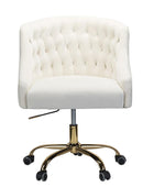 Penelope Velvet Tufted Office Chair - Hulala Home