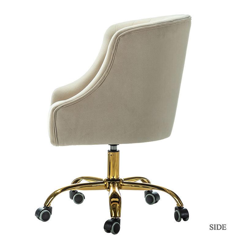 Penelope Velvet Tufted Office Chair - Hulala Home