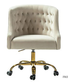 Penelope Velvet Tufted Office Chair - Hulala Home