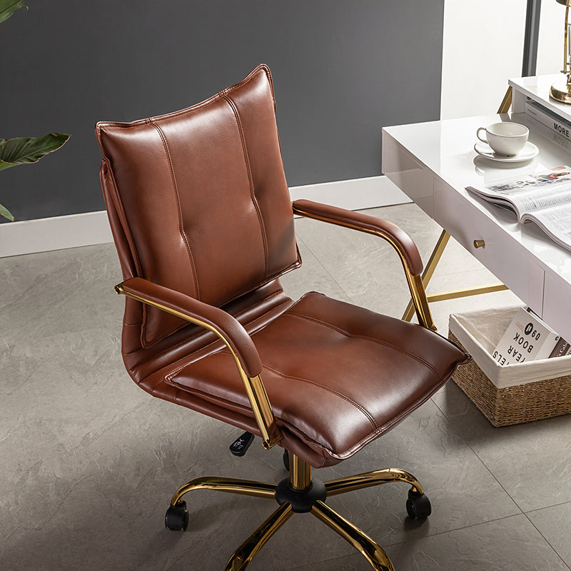 Michele Bürostuhl aus veganem Leder, höhenverstellbar und ergonomisch