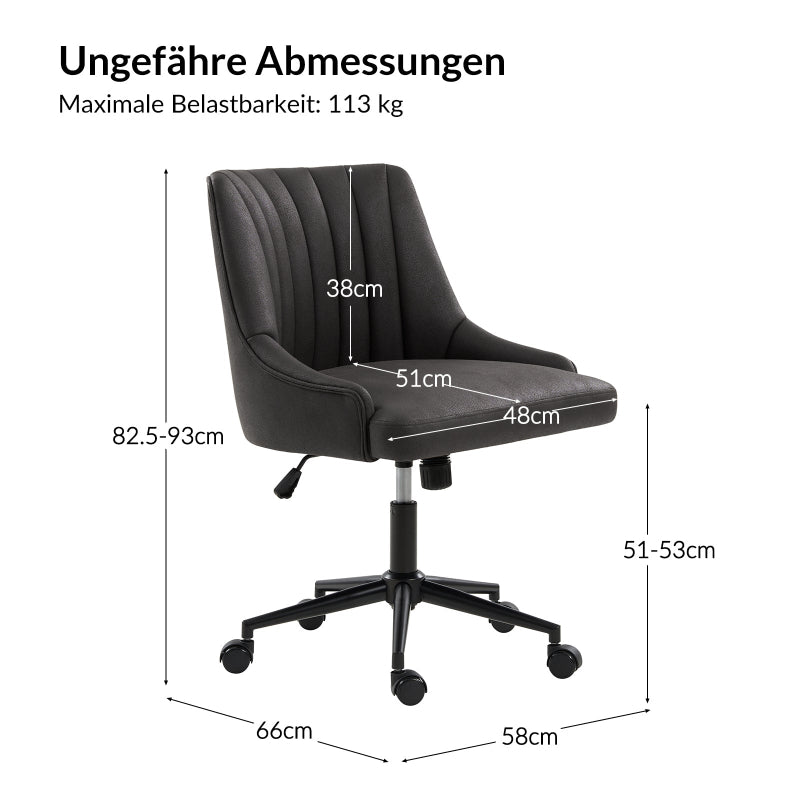 Sebastian Höhenverstellbarer & schlanker Komfort-Bürostuhl