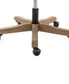 Audrey Rattan Task Chair - Drehbarer Sockel und geschwungene Sitzform