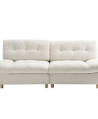 Hilario Loveseat with USB-C Ports, Storage & Tufted Design