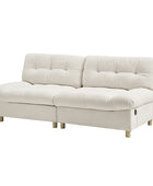 Hilario Loveseat with USB-C Ports, Storage & Tufted Design