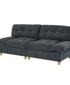 Hilario Loveseat with USB-C Ports, Storage & Tufted Design