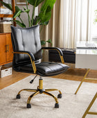 Michele Bürostuhl aus veganem Leder, höhenverstellbar und ergonomisch