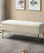 Lenore Upholstered Storage Bench - HULALA HOME