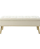 Lenore Upholstered Storage Bench - HULALA HOME