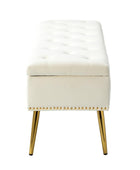 Lenore Upholstered Storage Bench - HULALA HOME