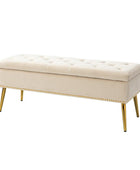 Lenore Upholstered Storage Bench - HULALA HOME