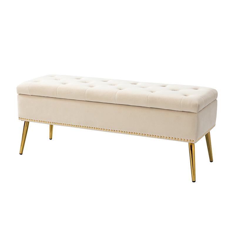 Lenore Upholstered Storage Bench - Hulala Home