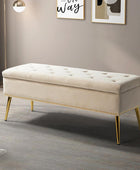 Lenore Upholstered Storage Bench - HULALA HOME
