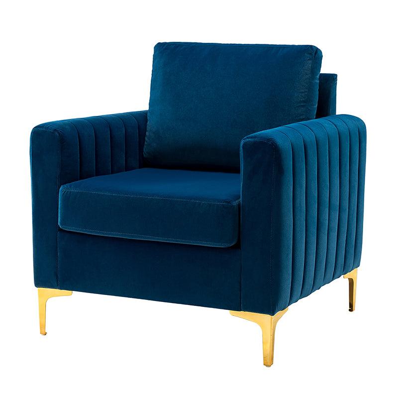 Didyme Velvet Club Chair - Hulala Home