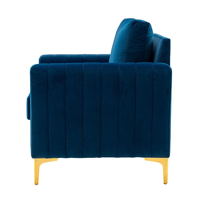 Didyme Velvet Club Chair - Hulala Home