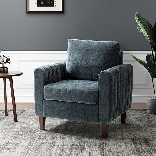 Luca Square Armed Club Chair - HULALA HOME