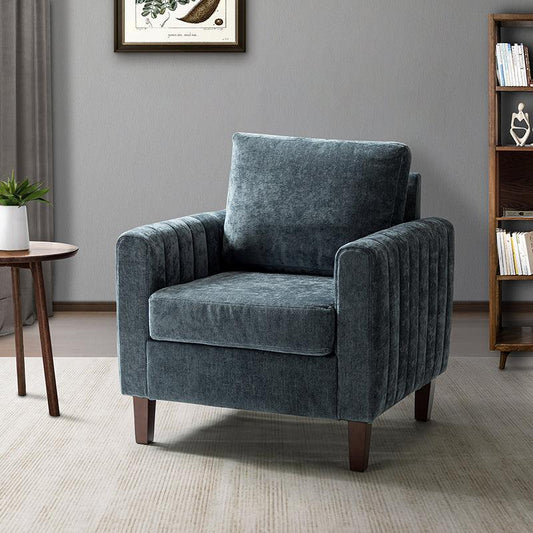 Luca Square Armed Club Chair - HULALA HOME
