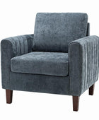 Luca Square Armed Club Chair - HULALA HOME