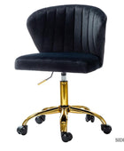 Chandra Velvet Office Chair - HULALA HOME