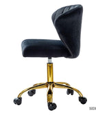 Chandra Velvet Office Chair - HULALA HOME