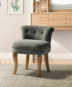 Moises Velvet Vanity Stool - HULALA HOME