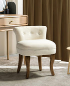 Moises Velvet Vanity Stool - HULALA HOME